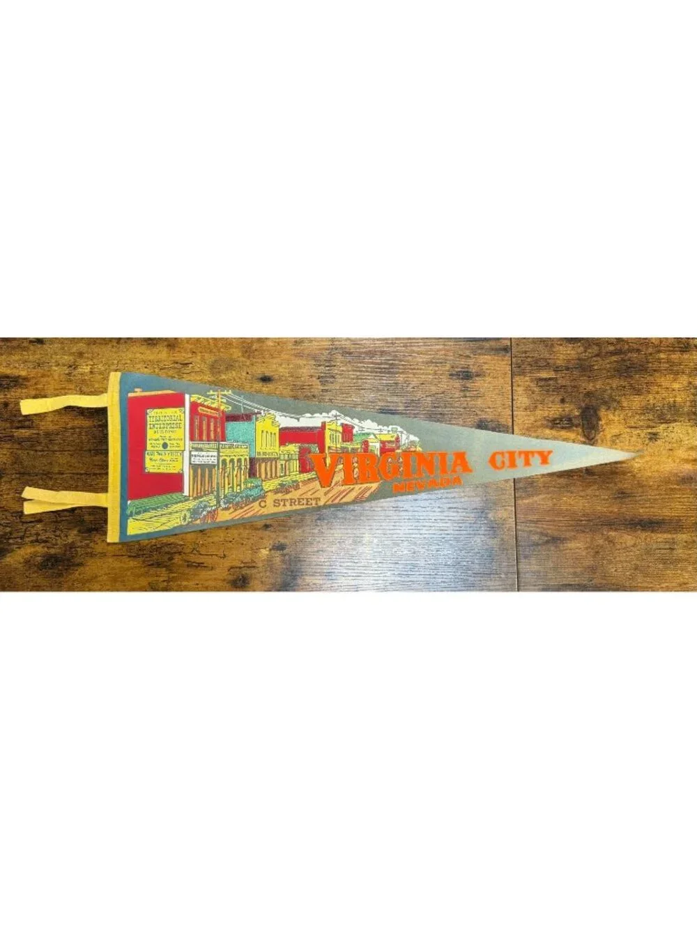 Vintage Virginia City, Nevada pennant